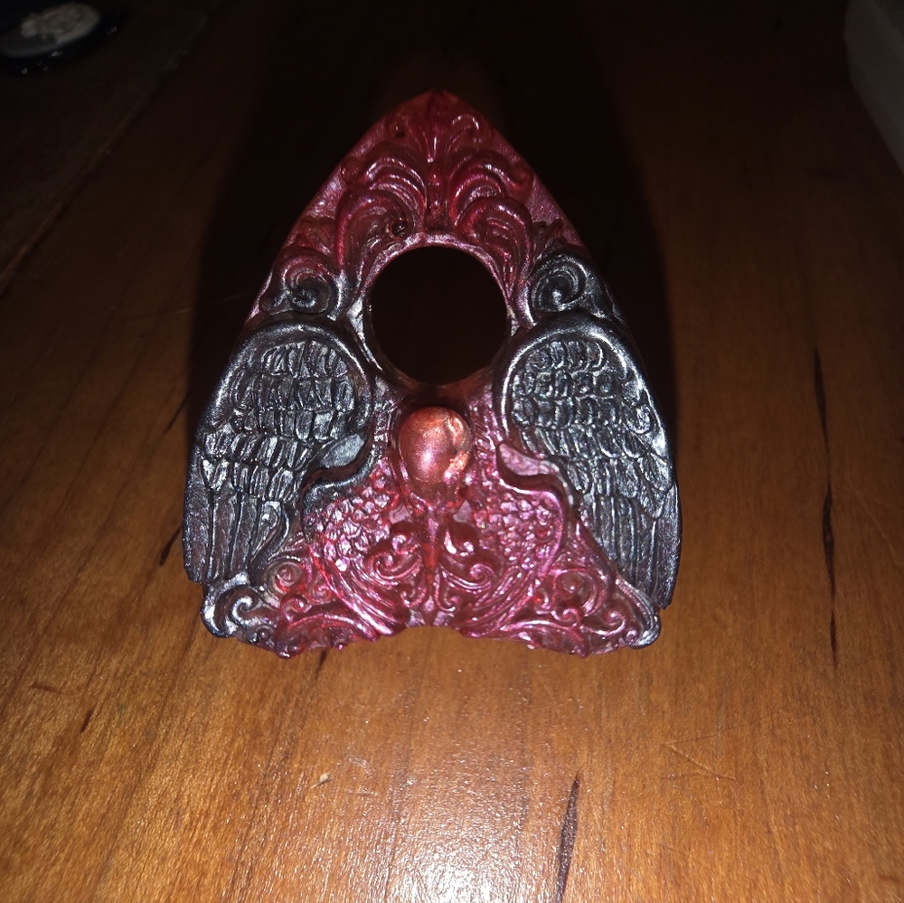 Ouija Planchette With Embossed Ravens Mold For Resin/ Polymer Clay Or Baking